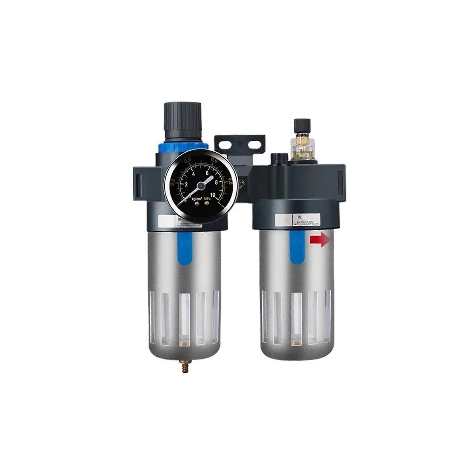 Pneumatic Air Filter Regulator Lubricator Combo with Precise Pressure Control and Water Separator