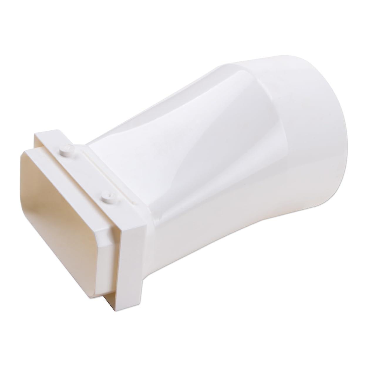 Dryer Vent Adapter Rectangular to Round 4 Inch Duct Transition for Seamless Airflow Conversion