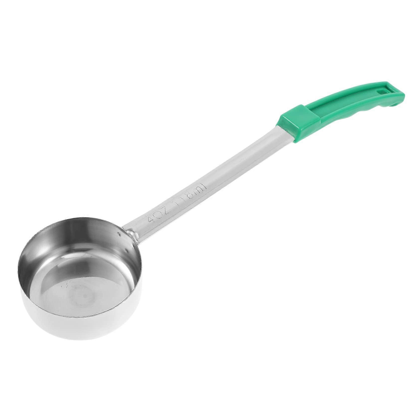 Portion Control Ladle with Long Handle for Precise Serving and Easy Clean Stainless Steel