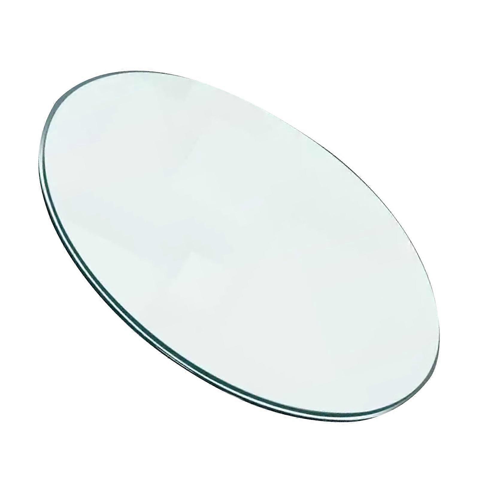 15 Inch Round Tempered Glass Table , Clear Impact and Scratch Resistant Replacement