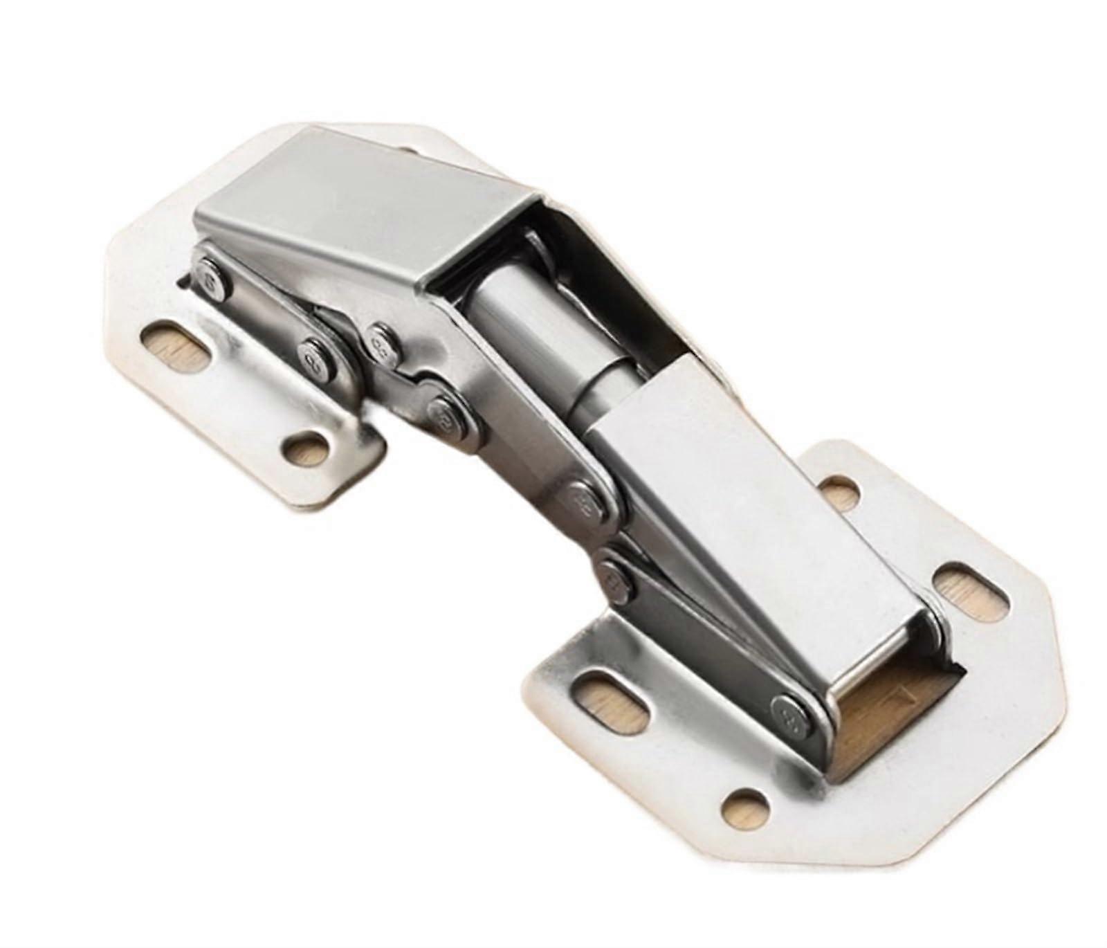 6pcs Small Non Perforated Cabinet Door Hinges Spring Folding Wardrobe Hinge Set