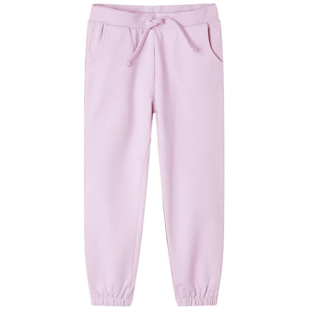 Kinderjoggingbroek 104 lichtroze