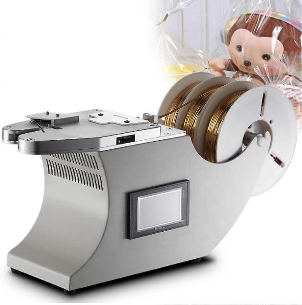 Automatic Wire Binding and Tying Machine 50100mm PLC Control for Gift and Food Packaging