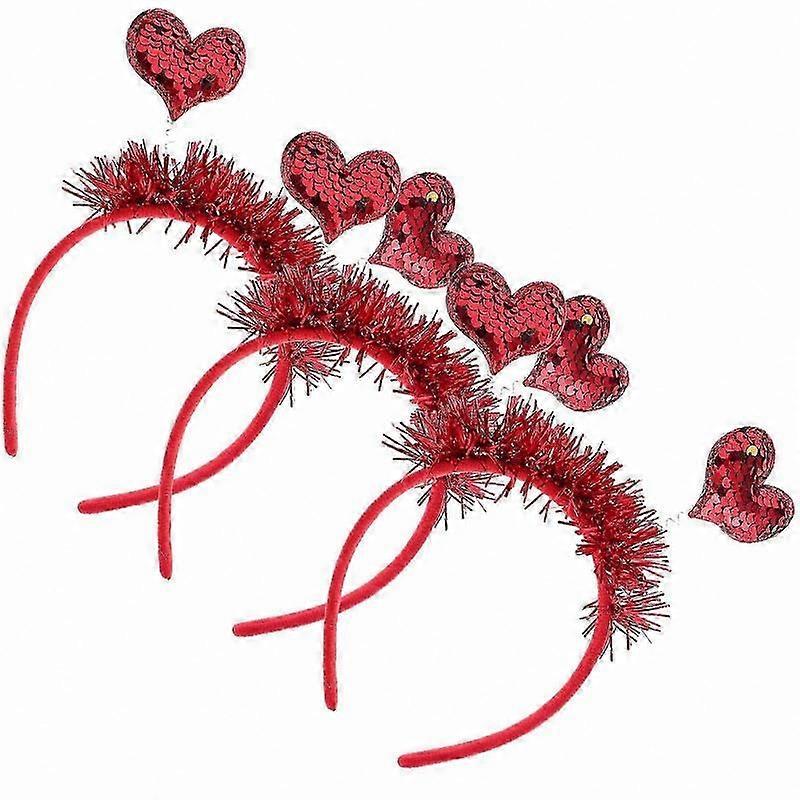 hjerteformet pandebånd til valentinsdagsfest