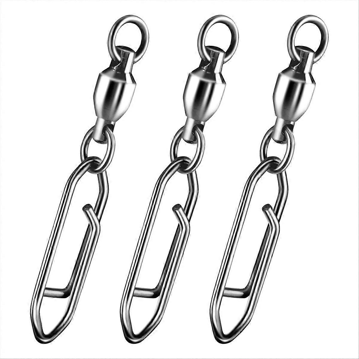 30Pack Fishing Speed Clips Quick Change Snap Swivels, type 3