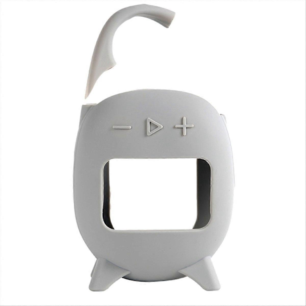 Silicone Case Cover for Clip 5 Bluetooth-compatible Speaker White