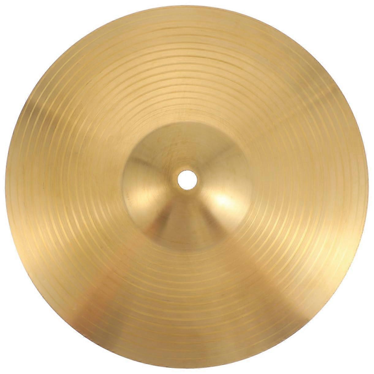 Brass Crash Cymbal for Jazz Drums with Clear Tone, Smooth Surface, Easy Drum Kit Replacement