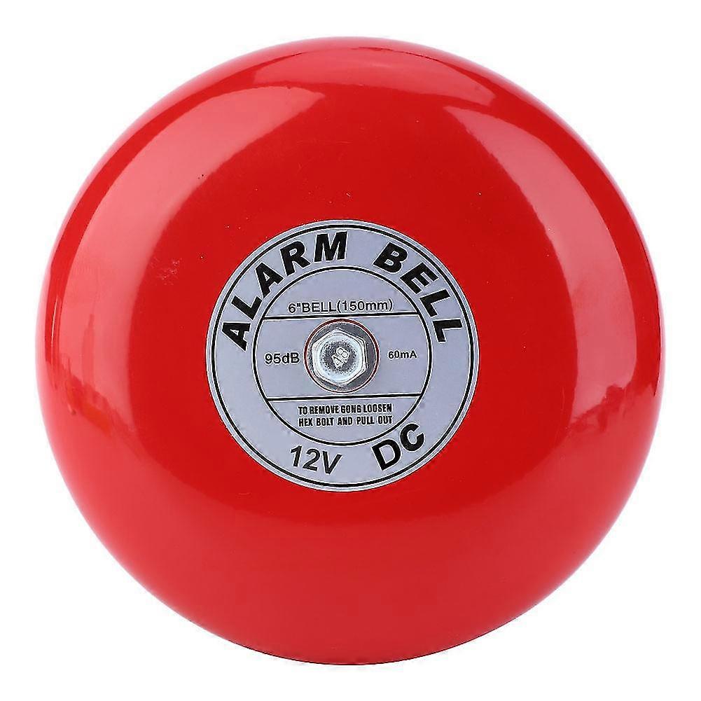 Electric Bell, 150mm Aluminum Base, 60mA Current, Elevator Fire Alarm Bell