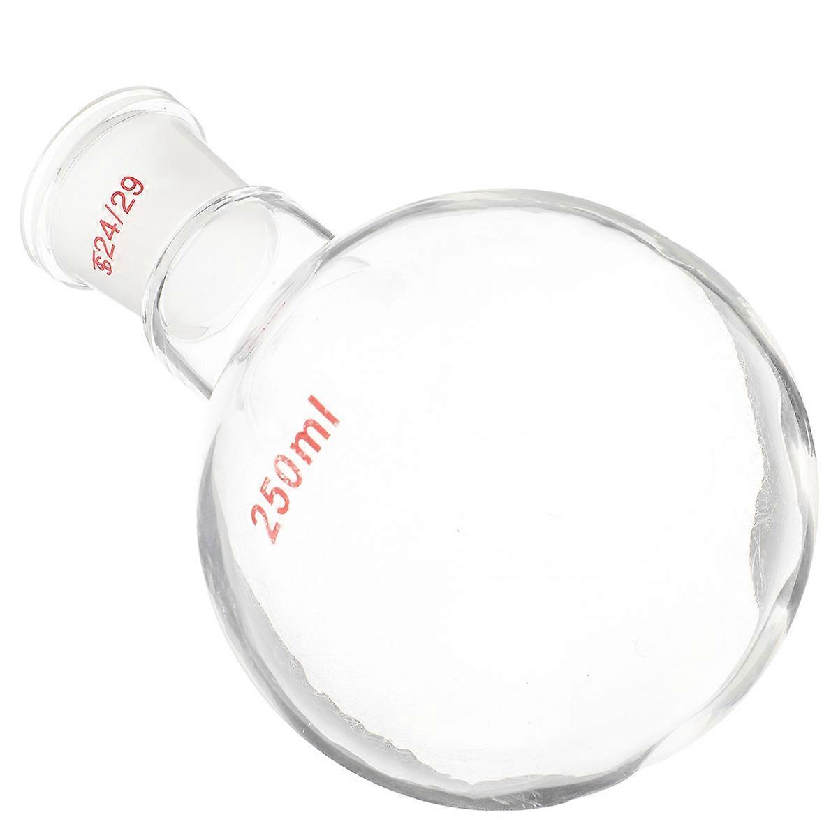 Laboratory Glassware Single Neck Round Bottom Boiling Flask for Heating 1Pcs