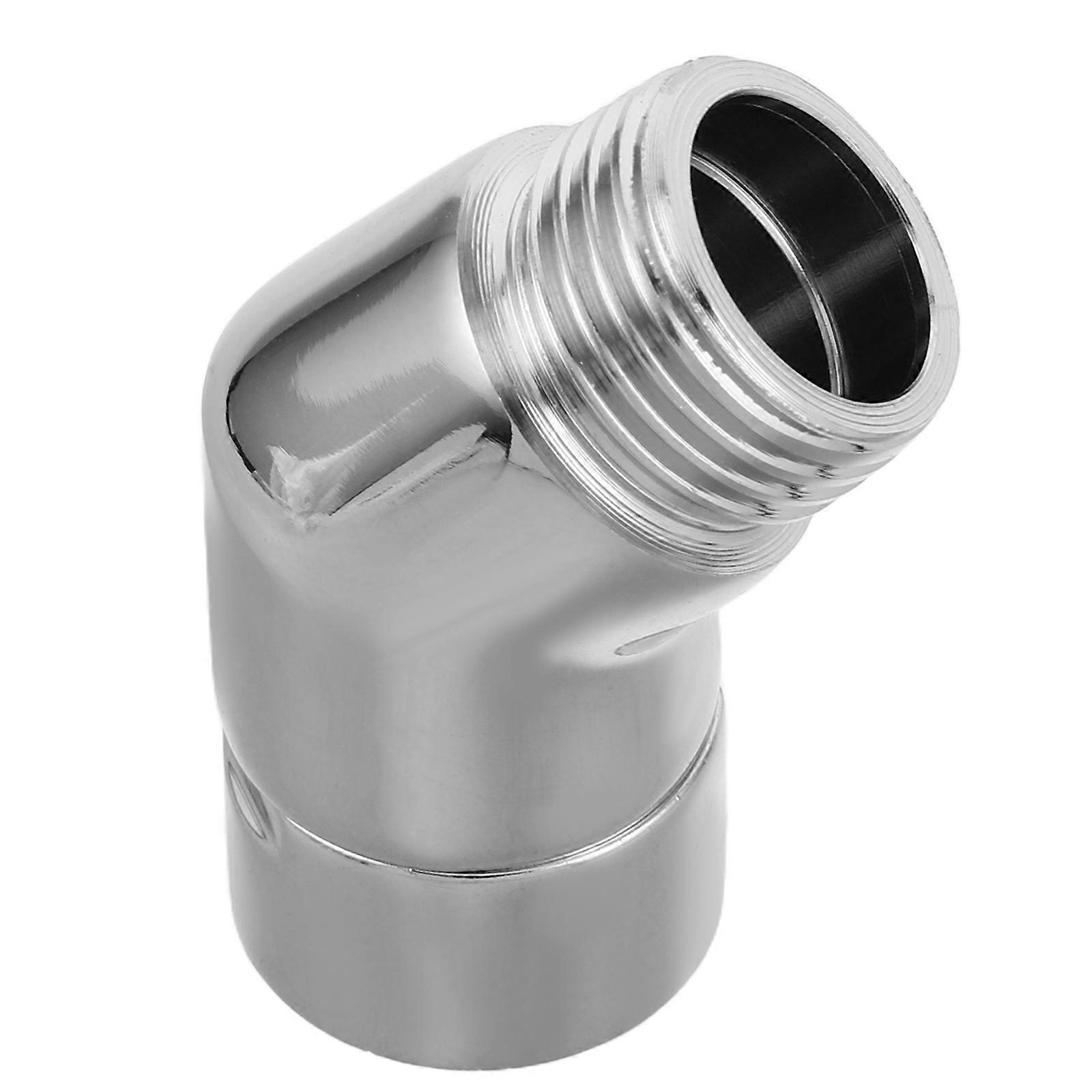 Brass Adjustable Shower Head Elbow Adapter for Swivel Handheld Shower