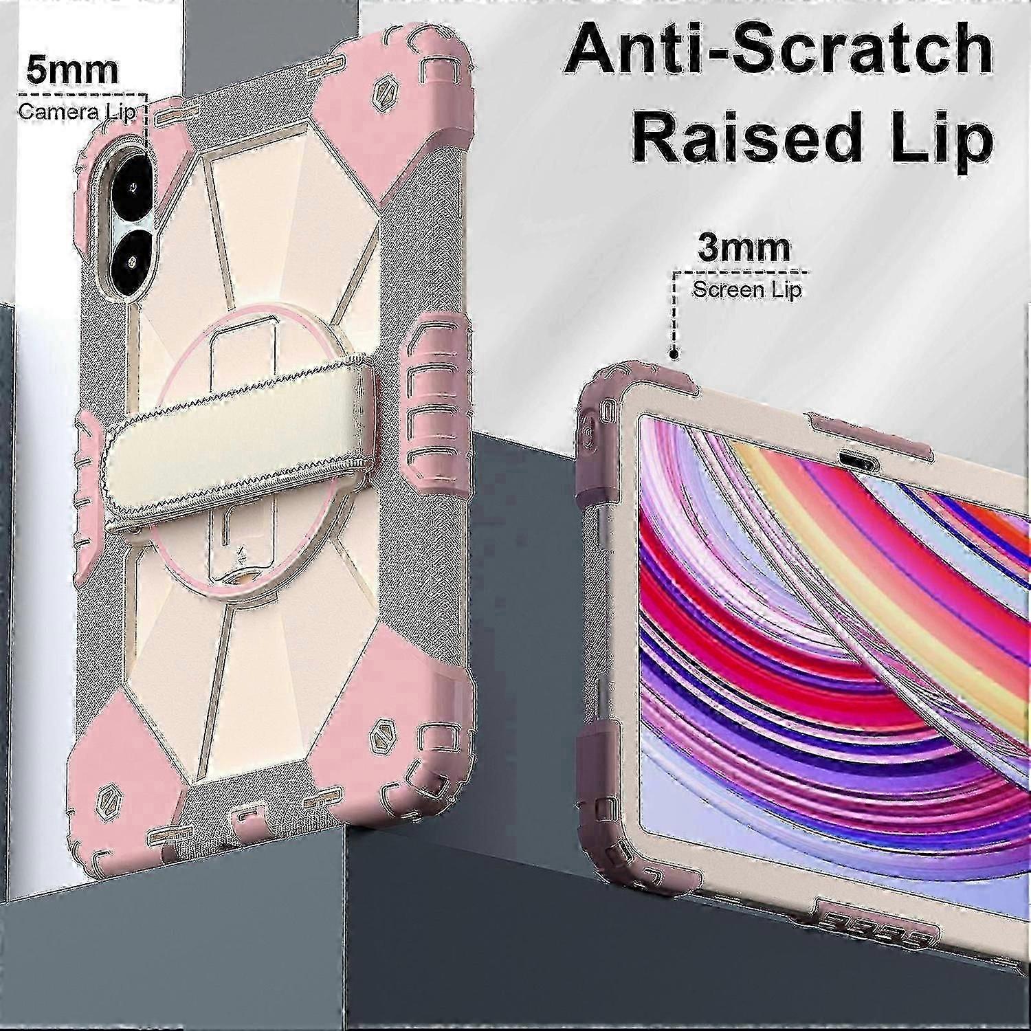 Silicone Hybrid PC Tablet Case with Contrast Color