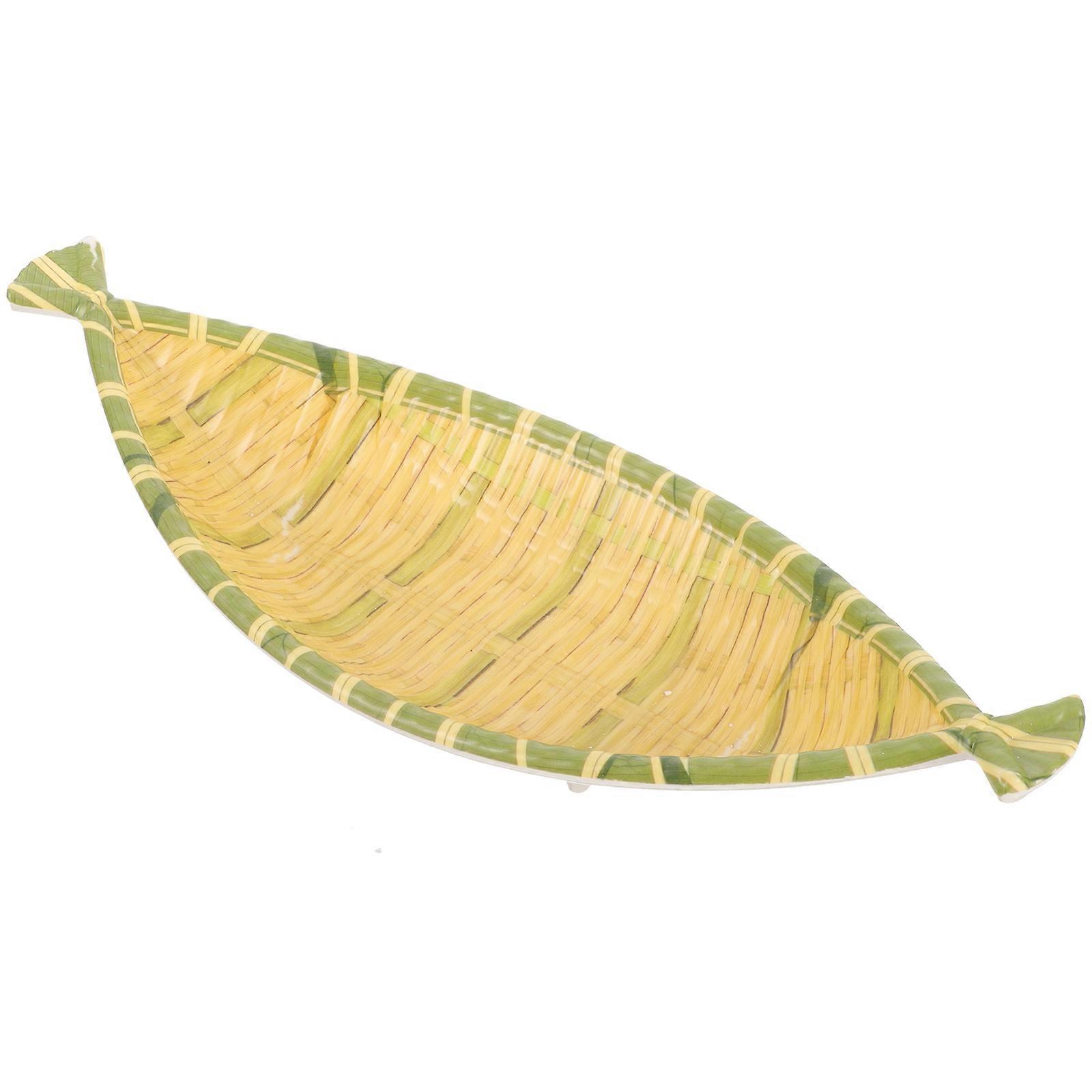 Snack Plate Countryside Serving Plate for Kitchen Use Multi
