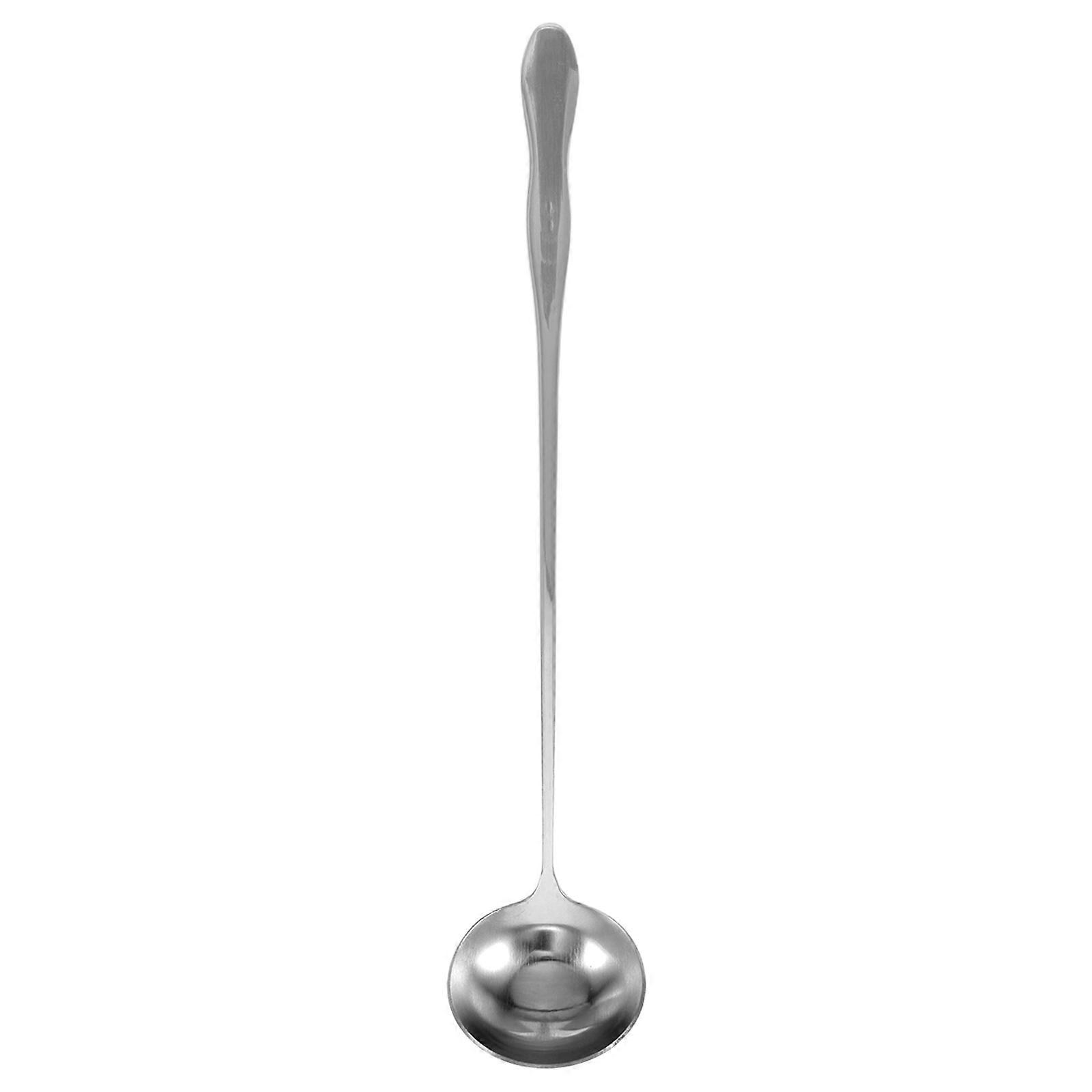 Long Handled Stainless Steel Spoon for Multi Function Stirring 10 Inch Spoon
