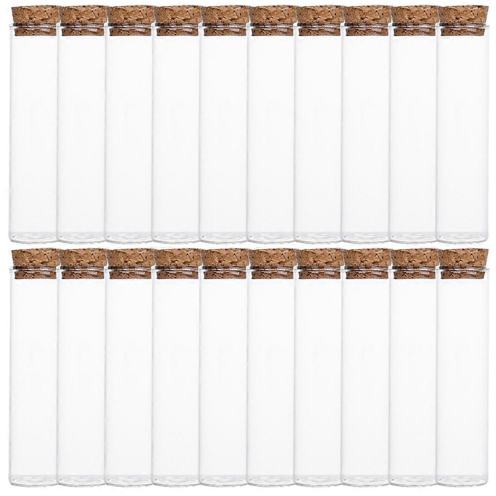 Glass Matches with for Storage Use 20Pcs Transparent Sample Bottles