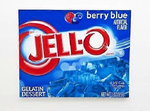Jell-O Berry blå Gelatin Dessert Mix
