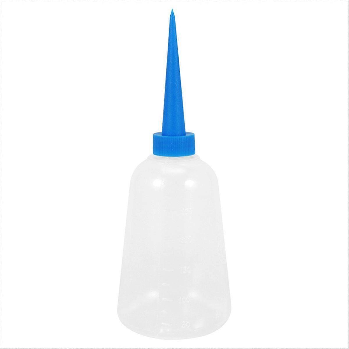 250ml Clear White Blue Plastic Liquid Glue Applicator Bottle
