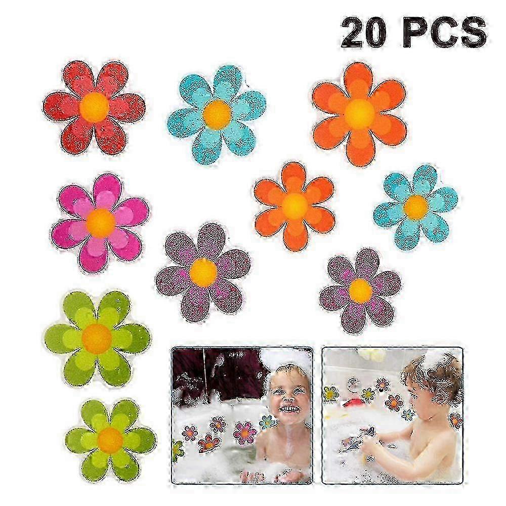 Flower-Shaped Anti-slip Stickers for Bathtub