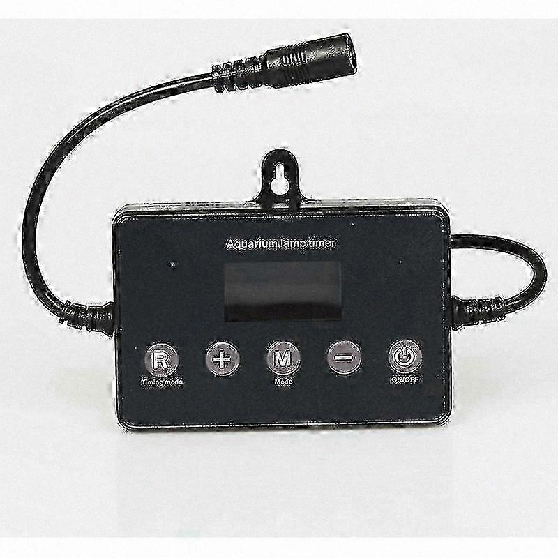 Aquarium LED Light Dimmer Controller with Sunrise/Sunset Mode, 12-24V Universal Compatibility, Smart Timer & Brightness Control