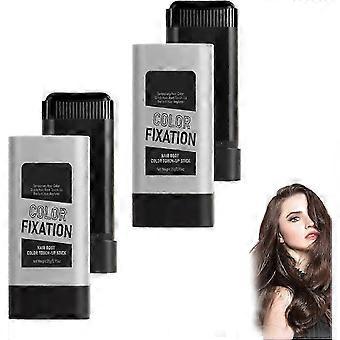 2Pcs Long Lasting Hair Color Stick, Instant Hair Color Stick with Built-In Comb, Upgraded Waterproof And Sweat-Proof Hairs Dye Combs For Gray Hairs Co