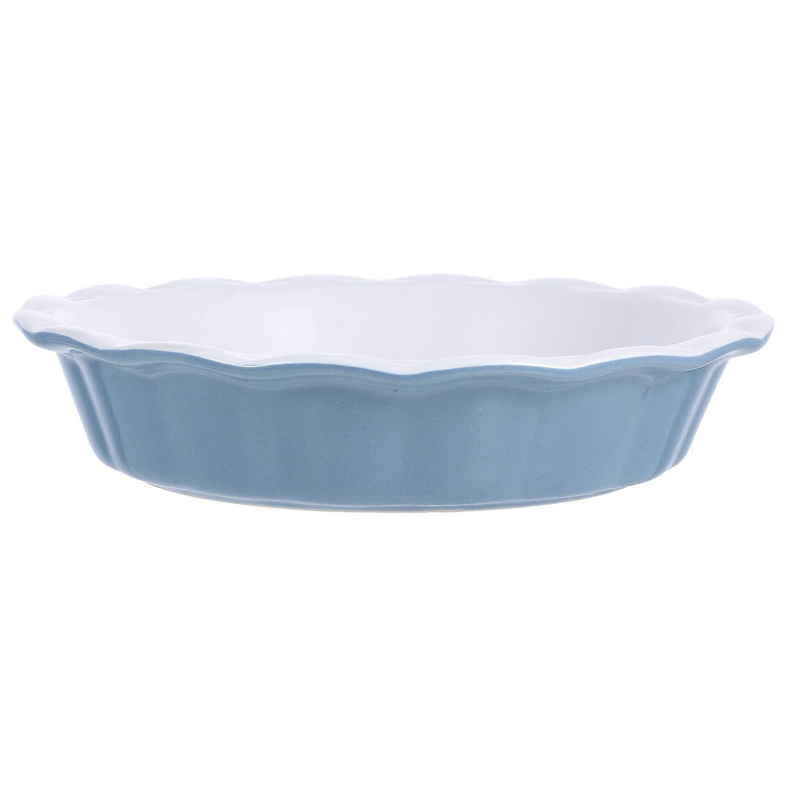 Multi Ceramic Pie Plate for Baking with Non-Stick Surface