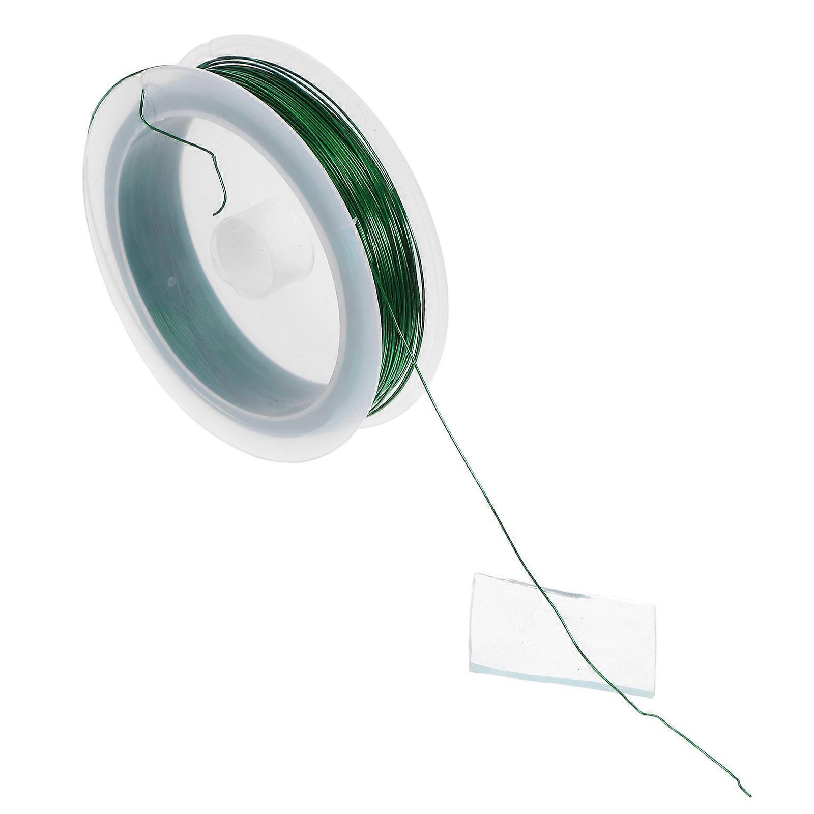 Color Iron Wire Bead String for Binding and Stringing 40M Green