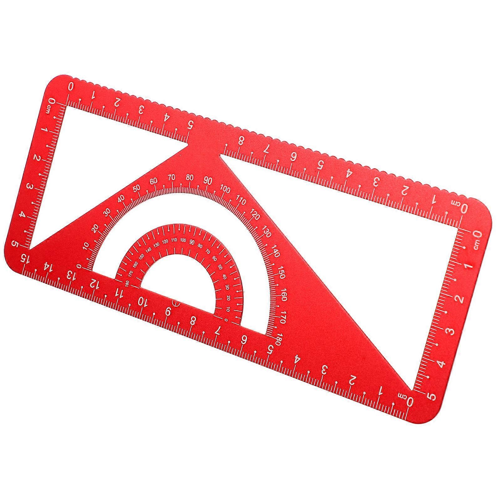 Drawing Measurement Ruler Set for Precise Geometry Measurement