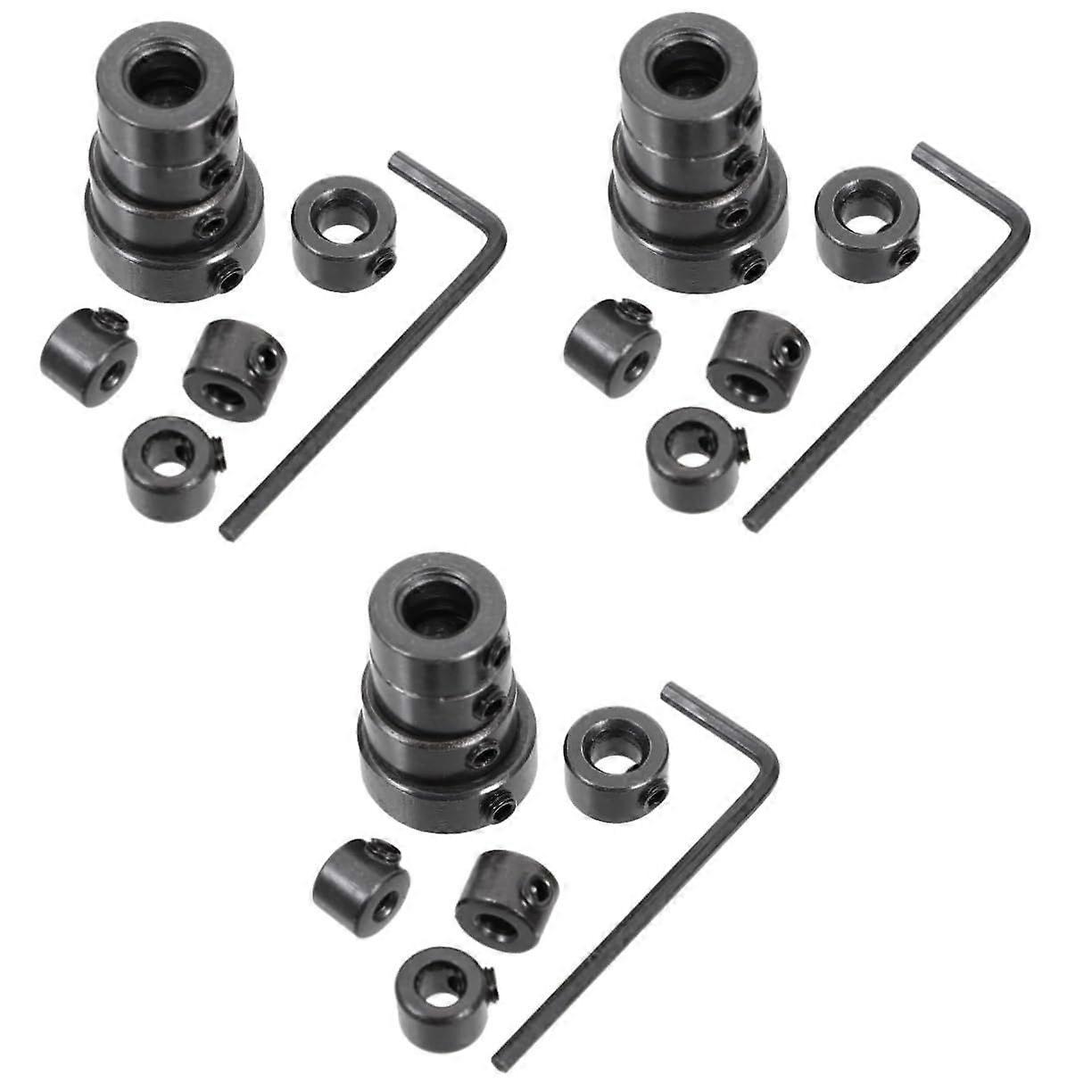 3 Sets Drill Depth Stop with Collar for Stable and Durable