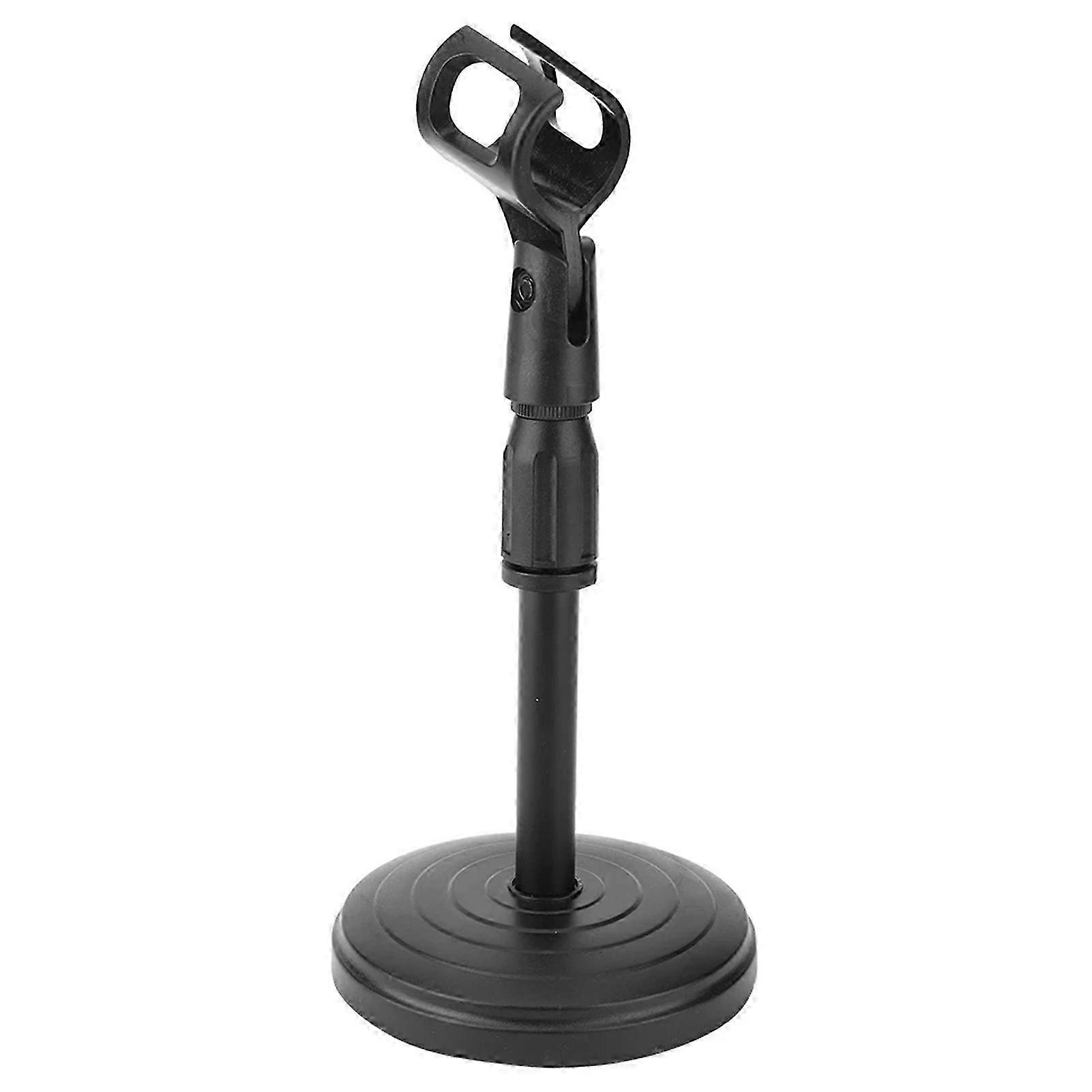Adjustables Table Stand for Microphone Stable Weighted Base Universal Mic Mount for Meetings Lectures