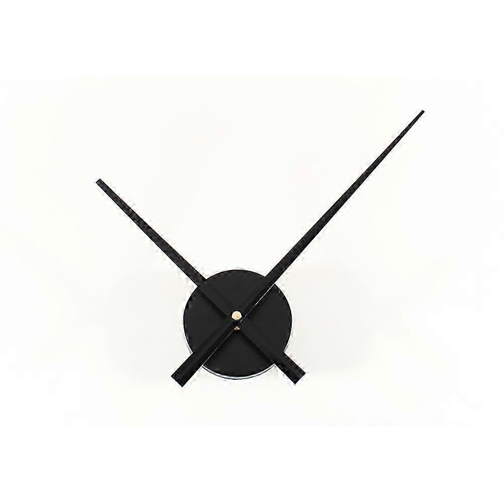 Wall Huge Silent Clock Movement Kits compatible with DIY Clock Replacement Decoration (Black)
