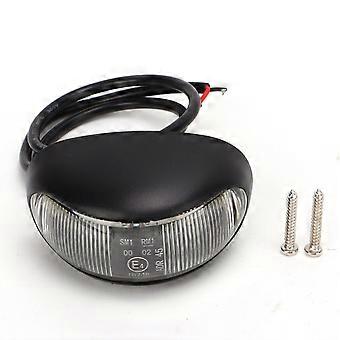 LED Side Marker Light 10?30V IP68 Waterproof Low Power Consumption Side Marker Light with PC Lens for Trucks Buses Red Light