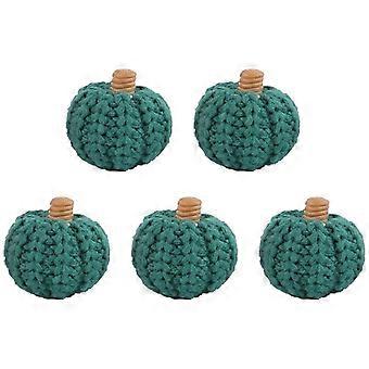 Hand-woven pumpkin ornaments, woven decorative pumpkins, artificial pumpkin decoration, fall pumpkins for Halloween and Thanksgiving home table decora