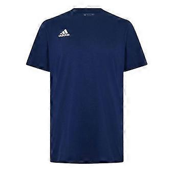 Adidas Herren Logo Baumwoll-T-Shirt mit Rundhalsausschnitt