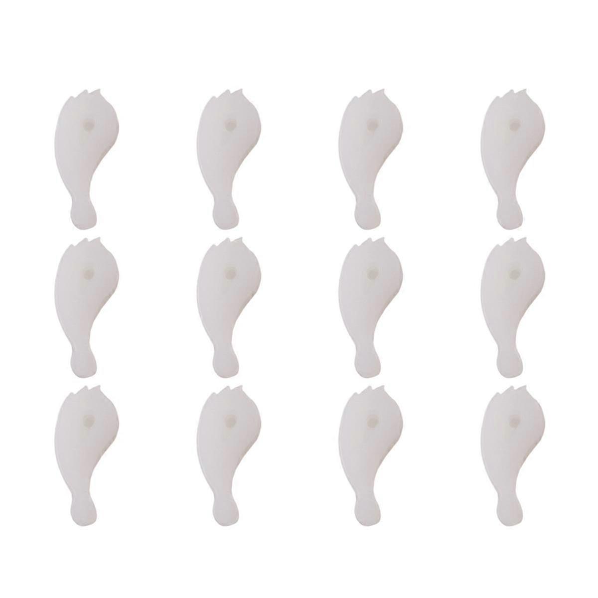 12-Pack White Plastic Washer Agitator Dogs Replacement Kit Compatible with 80040