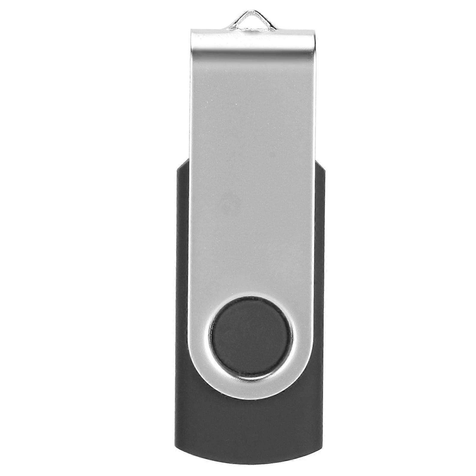 USB Flash Drive Candy Black Rotatable Portable Storage Memory Stick for PC Tablet4GB