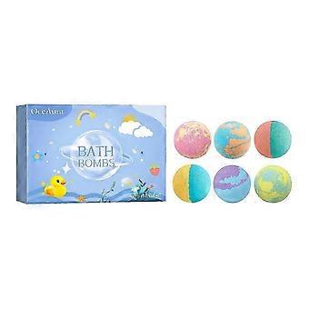 Colorful Floral Bath Balls with Rose & Dragon Fruit Extracts  Moisturizing, Quick-Dissolving, Spa-Quality Relaxation