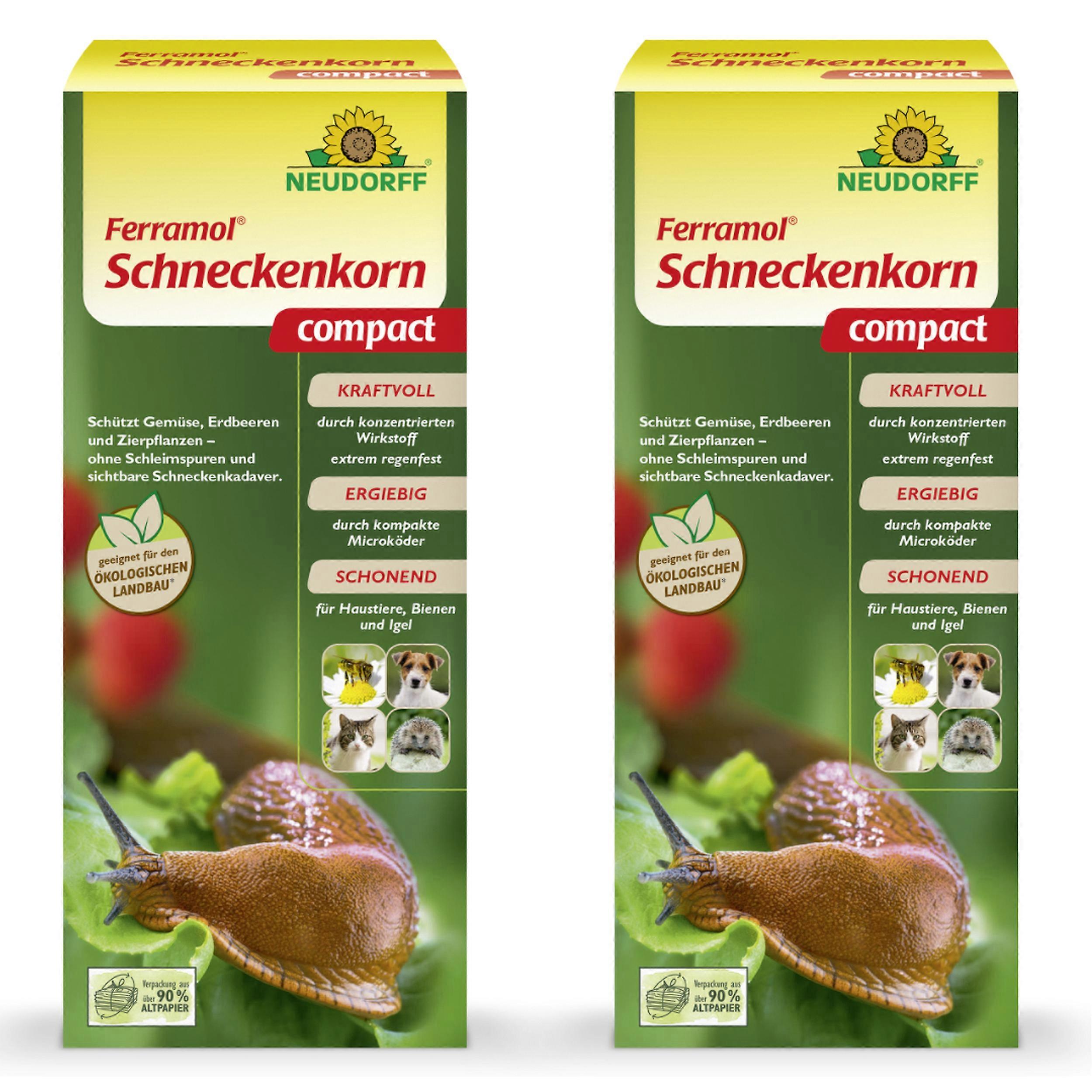 2 x NEUDORFF Ferramol snail grain compact, 700 g