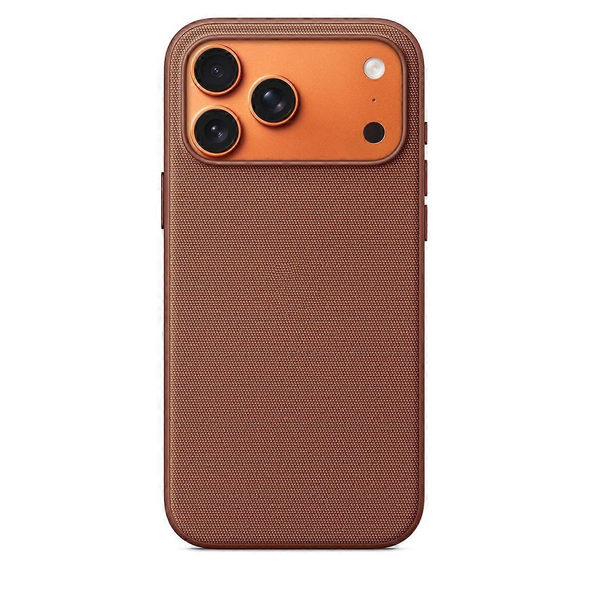 Capa TechWoven com proteção MagSafe, compatível com iPhone 17 Pro Max - Sienna e Logo, ryx04