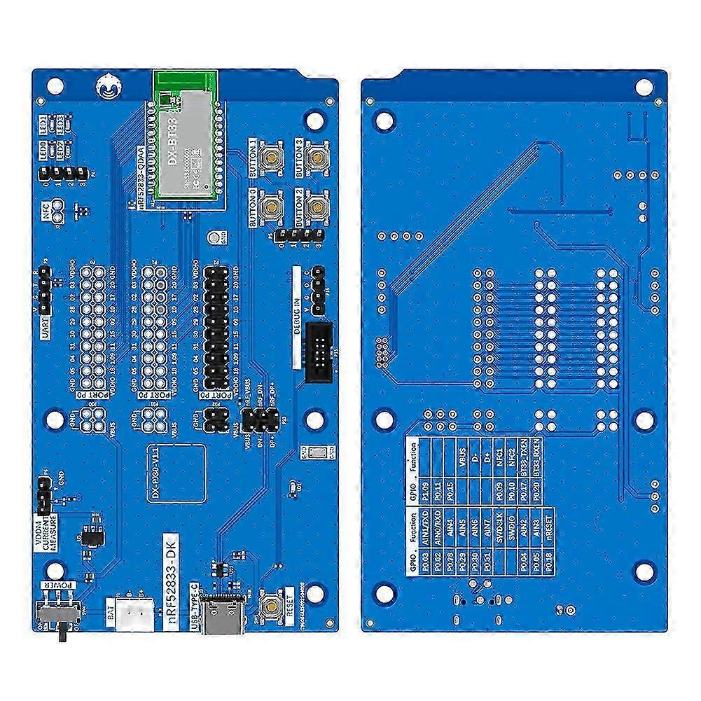 NRF52833- +PA Low Power Bluetooth Nordic Development Board SoC NFC Thread Zigbee