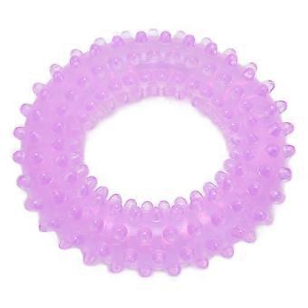 Fingerstärkungsbandage mit ringförmigem Design und hervorstehenden Punkten, gute Elastizität, Rehabilitationsgriff für Büro und Zuhause, Lila-Cr