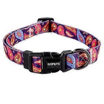 Heavy-Duty Dog Collar, Durable and Comfortable - Quick Release Plastic Buckle for Easy On Off, Perfect for All Seasons