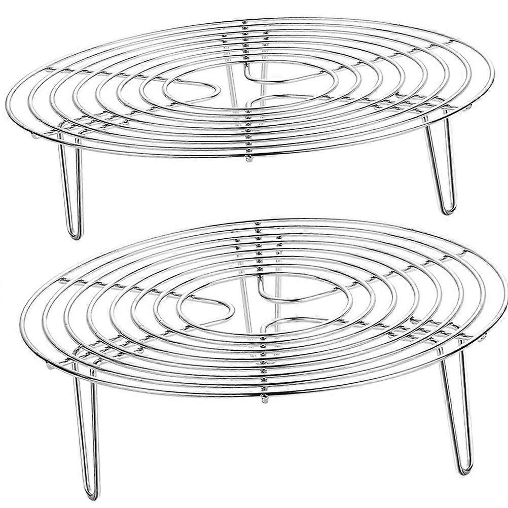 Steaming Rack Stainless Steel Egg Rack for Kitchen Use 6Pcs Set