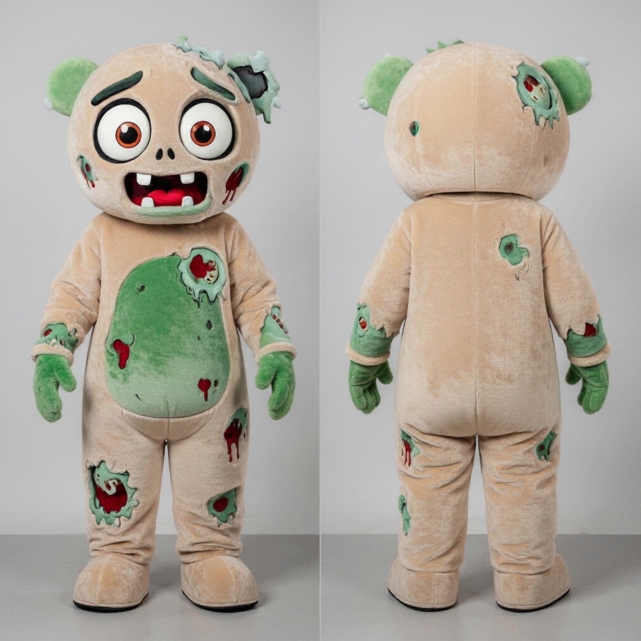 MASTICOT Beige Padded Zombie Mascot