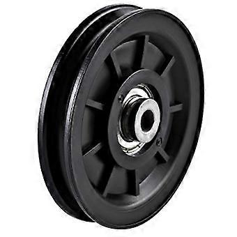 Round Black Wheel Cable Gym Fitness Equipment Machine Part and Pulley Accessory