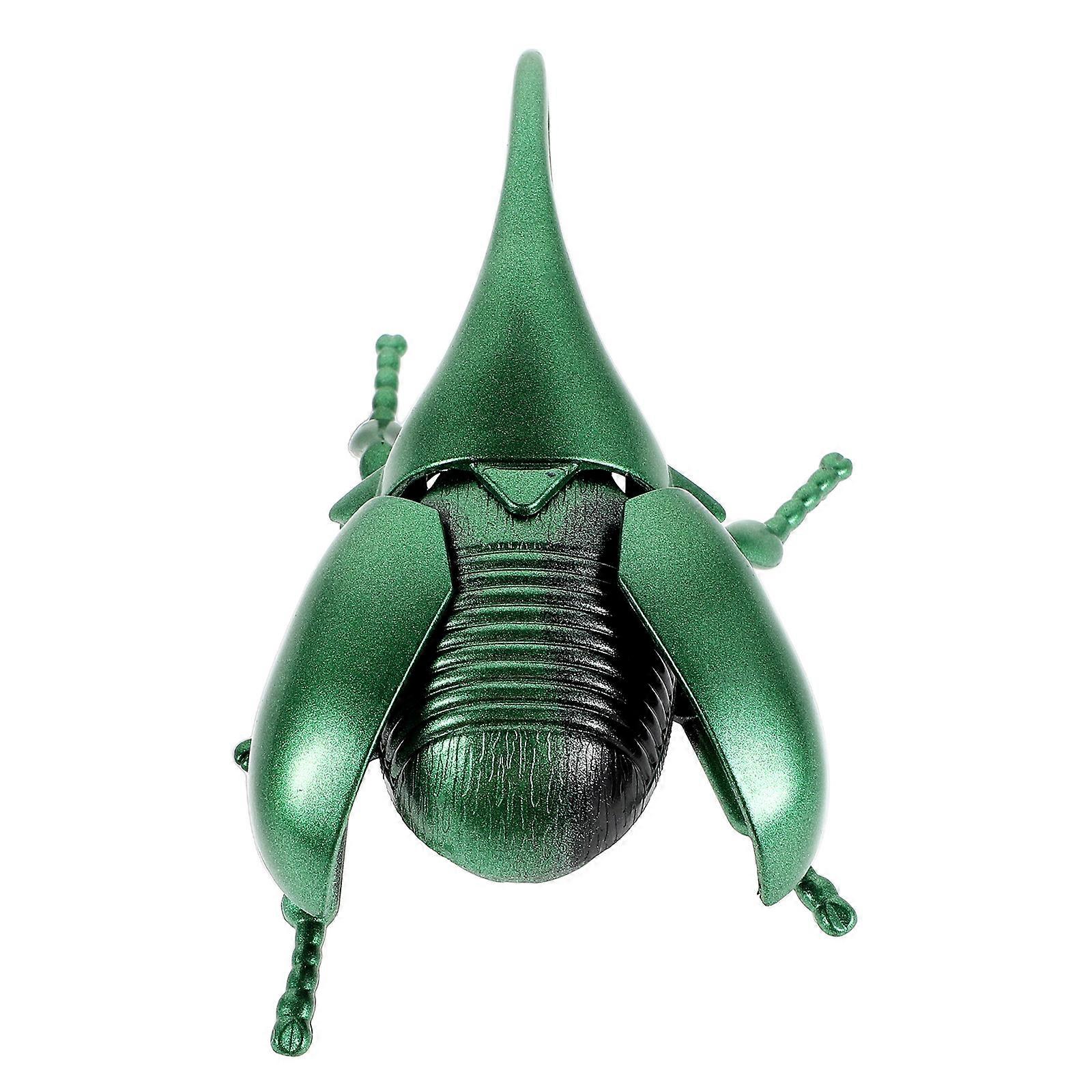Fake Beetle Prank Toy Clockwork Insect Model for Party Use
