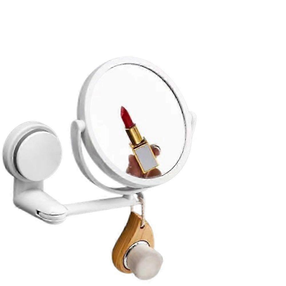 White Double-Side 3X Makeup Mirror