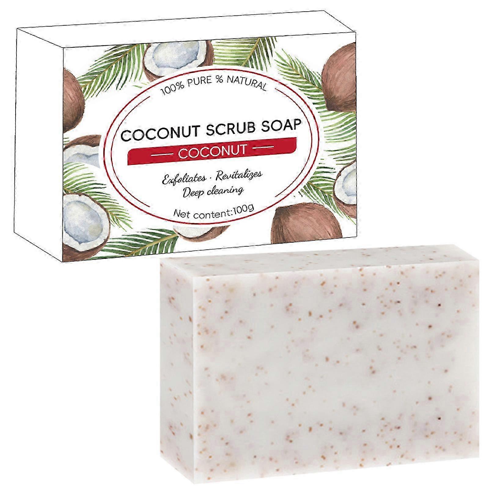 Walnut Shell Coconut Body Soap Exfoliator