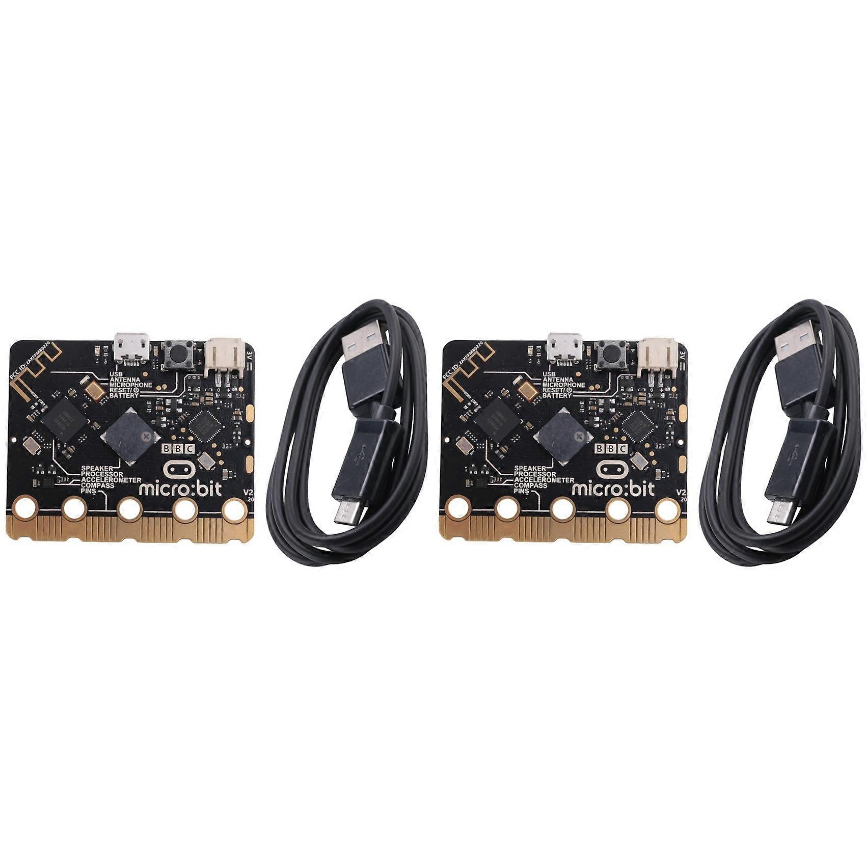 2X BBC Micro-Bit V2.2 BLE5.0 Development Board Graphical- Programmable Python- Nordic- Nrf52833 Processor for KIds