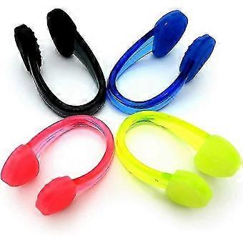 Silicone Waterproof Swim Nose Clips Pool Nose Plugs compatible with Adults With Box Paed, Set Of 4