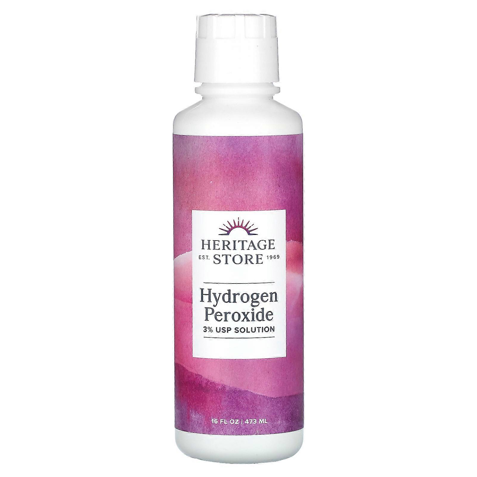 2 x Heritage Store, Hydrogen Peroxide, 16 fl oz (473 ml)