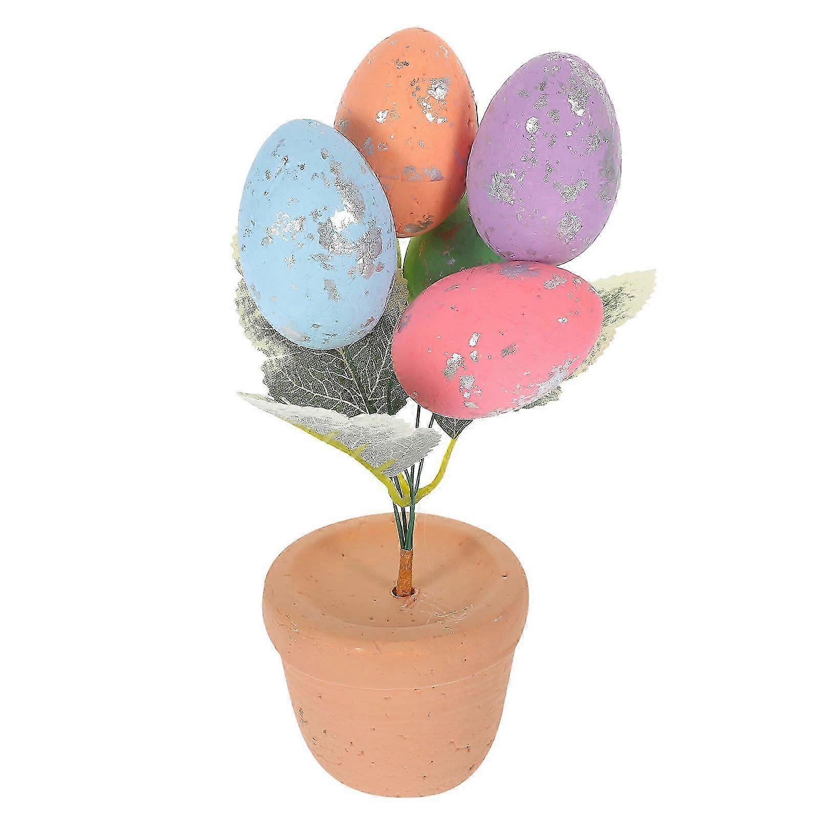 Easter Egg Bonsai Ornament compatible with Easter Desktop Decoration
